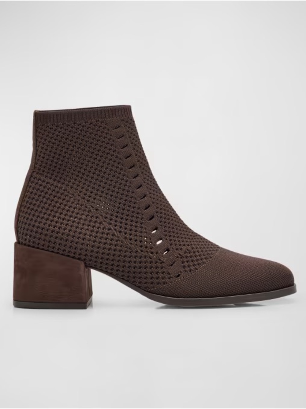 Eileen Fisher Paron Stretch Crepe Knit Booties Size 8